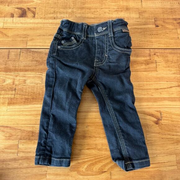 Burberry Kids Dark Wash Slim Fit Jeans Size 6 Months - Picture 1 of 7